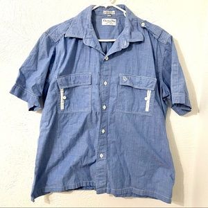 Christian Dior Chambray Shirt XL